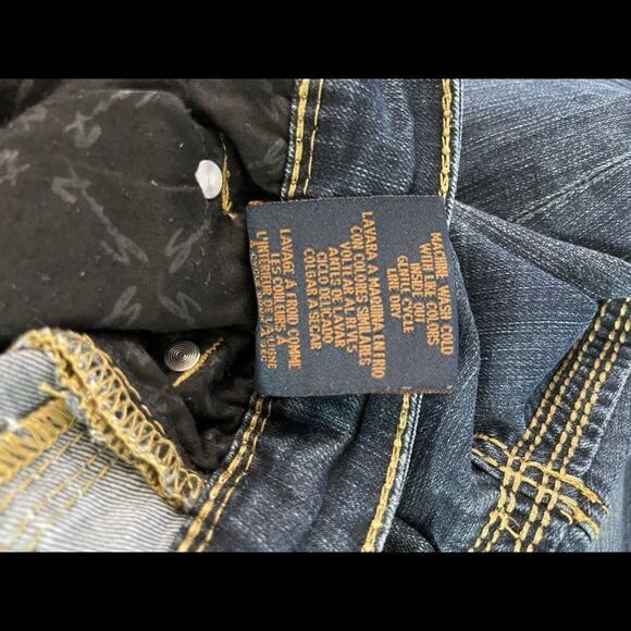 SEVEN7 Baby Bootcut Embellished Studded Jeans - Picture 6 of 9